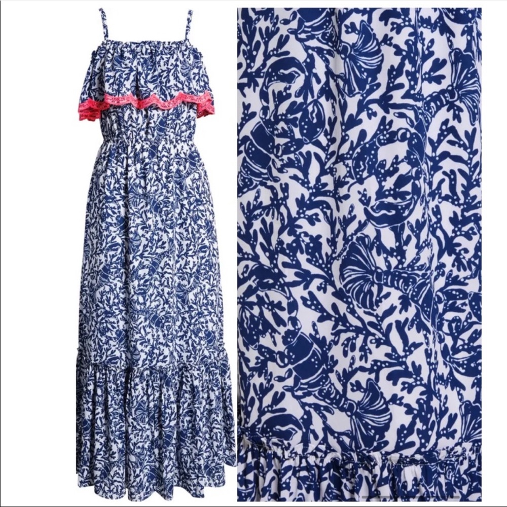 Lilly Pulitzer - Adia Maxi Dress -size Large - NWT
